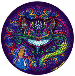 Cheshire Cat sticker 5.5"